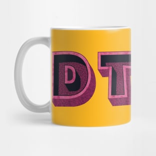 Downtown Las Vegas DTLV 3D Eggplant Mug